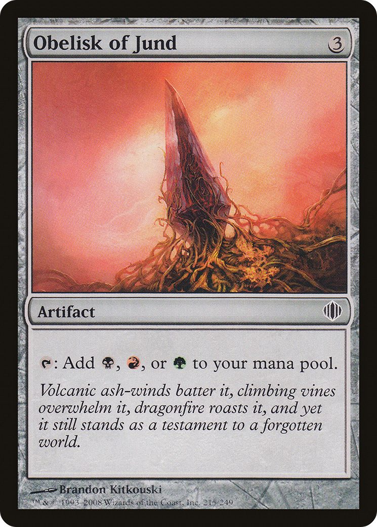 Obelisk of Jund (215) Foil - Shards of Alara