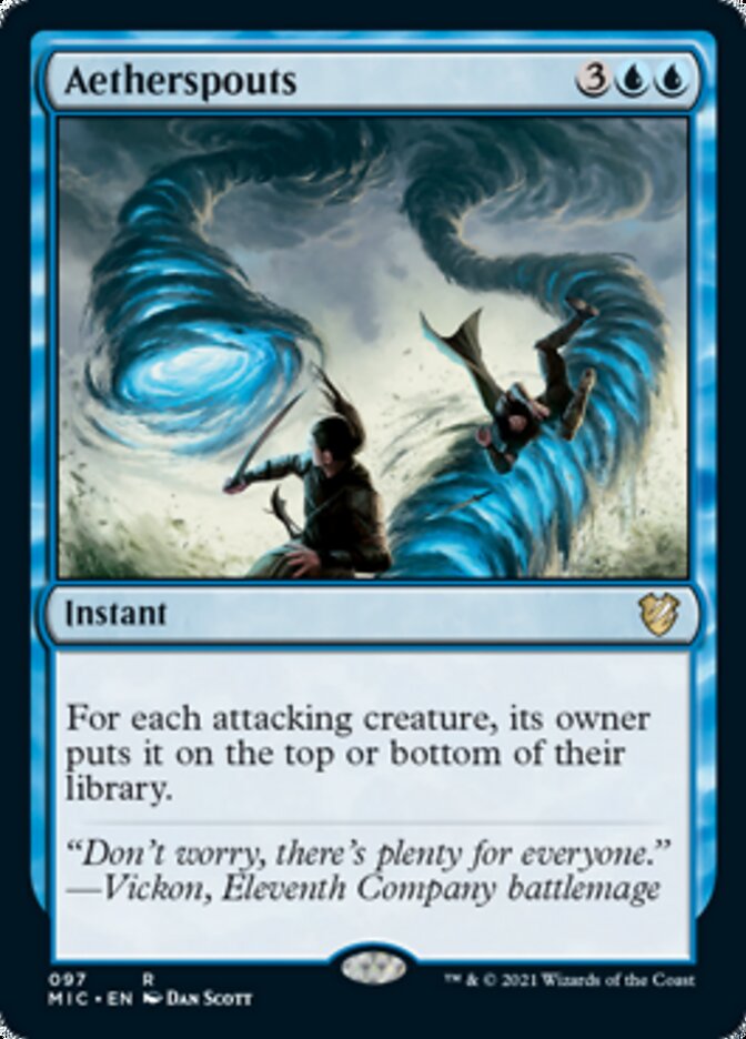 Aetherspouts [Innistrad: Midnight Hunt Commander] | Silver Goblin