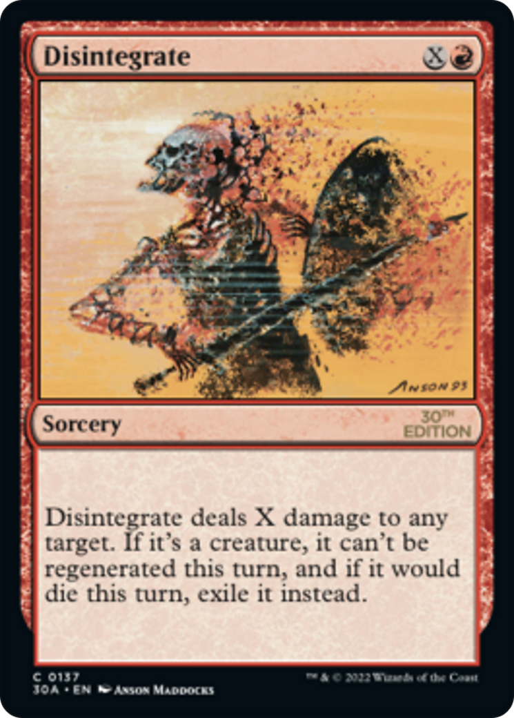 Disintegrate (137) - 30th Anniversary Edition