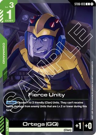 Fierce Unity (ST06-013) - Starter Deck 06: Clan Unity