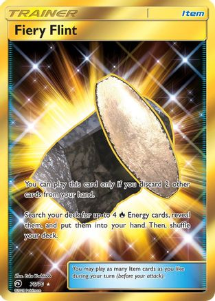 Fiery Flint (Gold) (76) Holofoil - Dragon Majesty