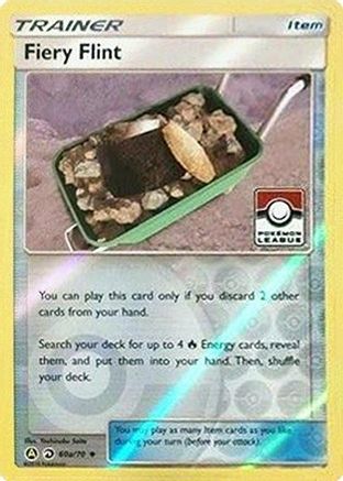 Fiery Flint (Pokemon League) (60a) Reverse Holofoil - League & Championship Cards