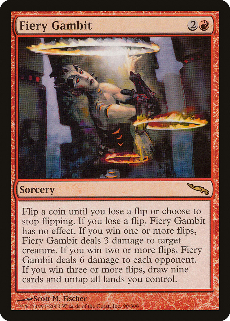 Fiery Gambit (090) - Mirrodin