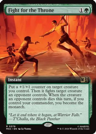 Fight for the Throne (Extended Art) (379) - Commander: Marvel Super Heroes