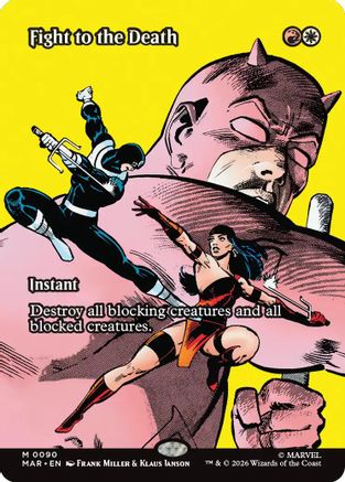Fight to the Death (090) Foil - Marvel Universe
