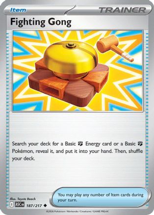 Fighting Gong (187) Reverse Holofoil - Ascended Heroes