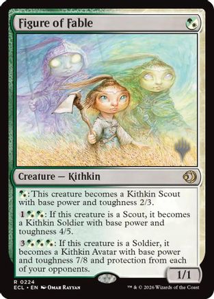 Figure of Fable (Promo Pack) (224) Foil - Lorwyn Eclipsed