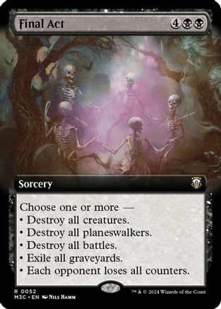 Final Act (Extended Art) (052) Ripple Foil - Commander: Modern Horizons 3