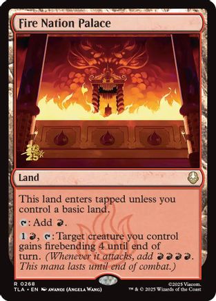 Fire Nation Palace (Prerelease) (268) Foil - Avatar: The Last Airbender