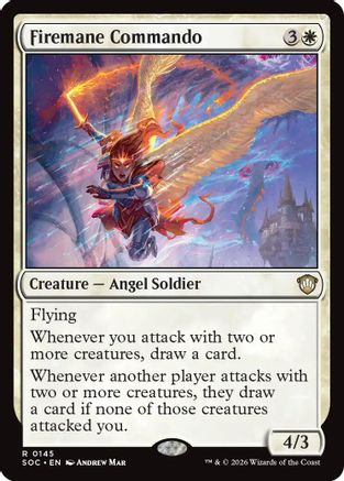 Firemane Commando (145) - Commander: Secrets of Strixhaven