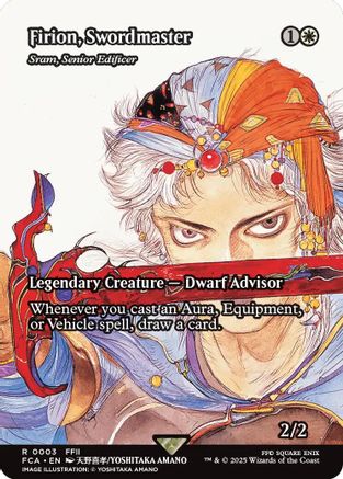 Firion, Swordmaster - Sram, Senior Edificer (Showcase) (003) Foil - FINAL FANTASY: Through the Ages