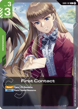 First Contact (GD01-107) - Edition Beta