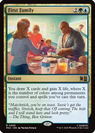 First Family (083) - Commander: Marvel Super Heroes