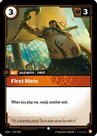 First Mate (132) Foil - Origins