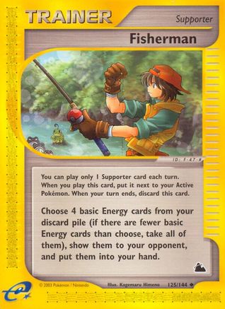 Fisherman (125) Reverse Holofoil - Skyridge