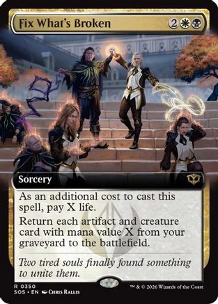 Fix What's Broken (Extended Art) (350) - Secrets of Strixhaven