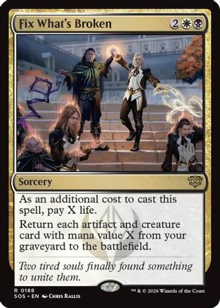 Fix What's Broken (Promo Pack) (188) - Secrets of Strixhaven