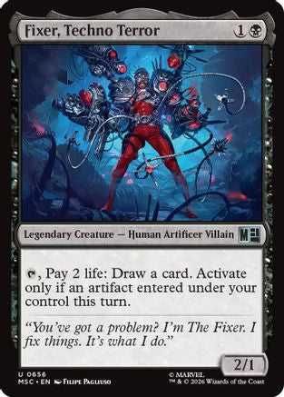 Fixer, Techno Terror (656) Foil - Commander: Marvel Super Heroes