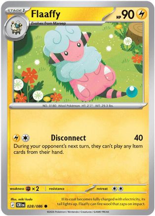 Flaaffy (28) Reverse Holofoil - Chaos Rising