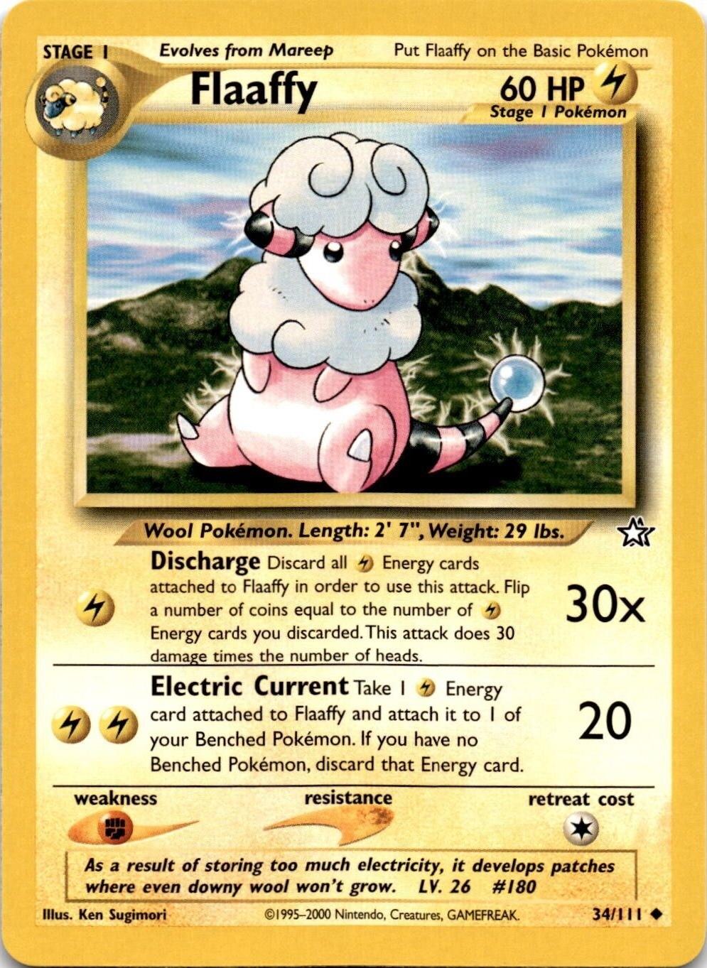 Flaaffy (34) (Unlimited) - Neo Genesis