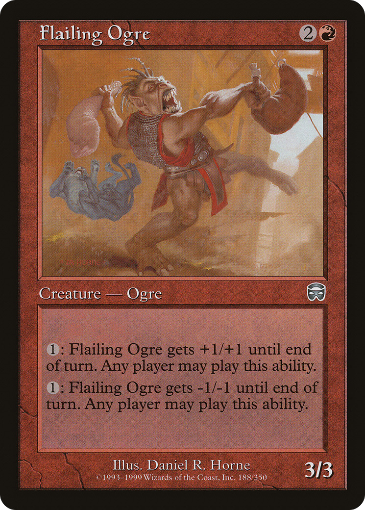 Flailing Ogre (188) Foil - Mercadian Masques