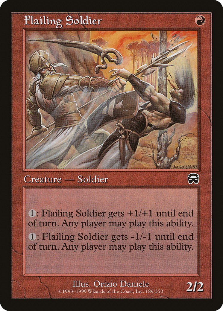 Flailing Soldier (189) - Mercadian Masques