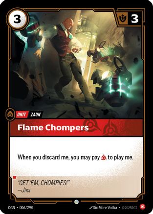 Flame Chompers (006) Foil - Origins