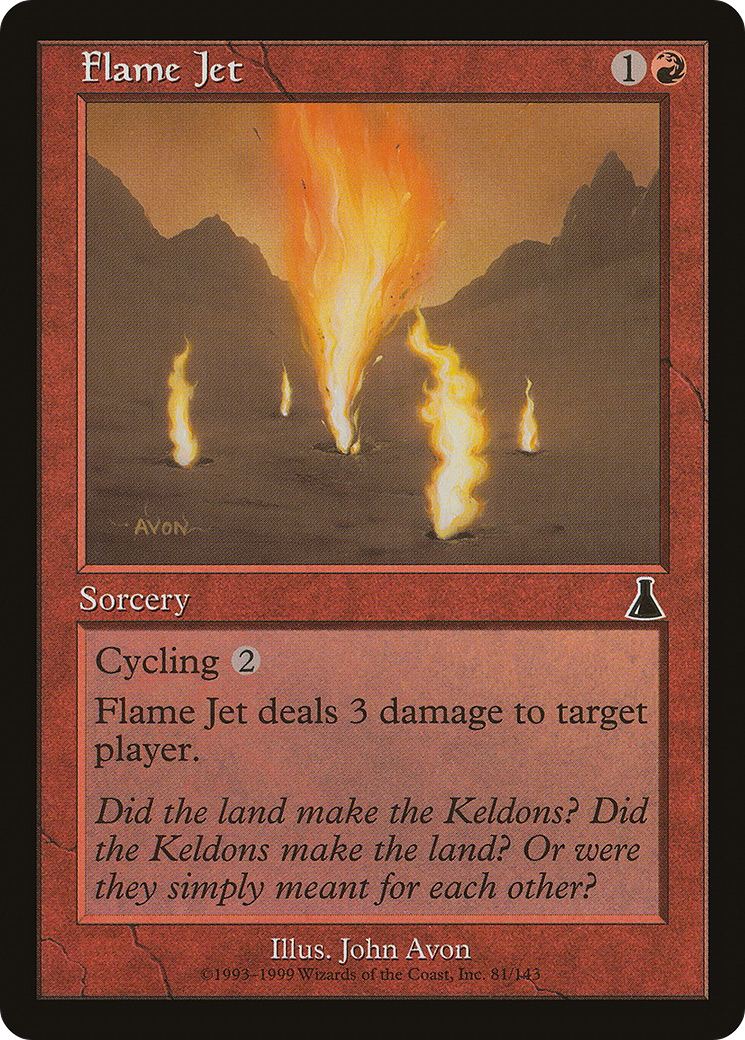Flame Jet (081) Foil - Urza's Destiny