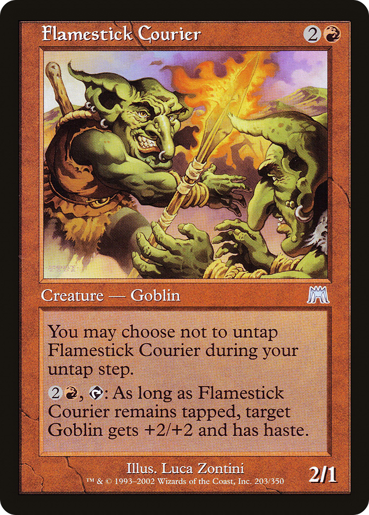 Flamestick Courier (203) Foil - Onslaught