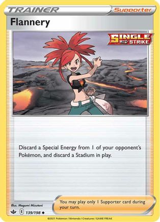 Flannery (139) Reverse Holofoil - Chilling Reign
