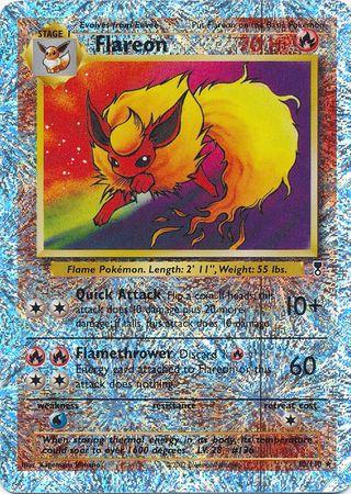 Flareon (10) Reverse Holofoil - Legendary Collection