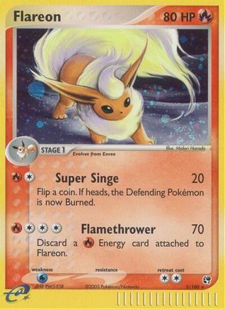 Flareon (5) Holofoil - Sandstorm