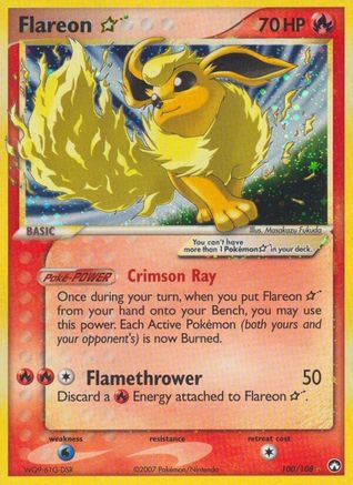 Flareon Star (100) Holofoil - Power Keepers