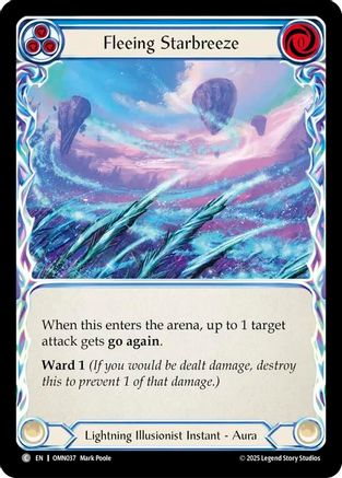 Fleeing Starbreeze (OMN037) Cold Foil - Omens of the Third Age