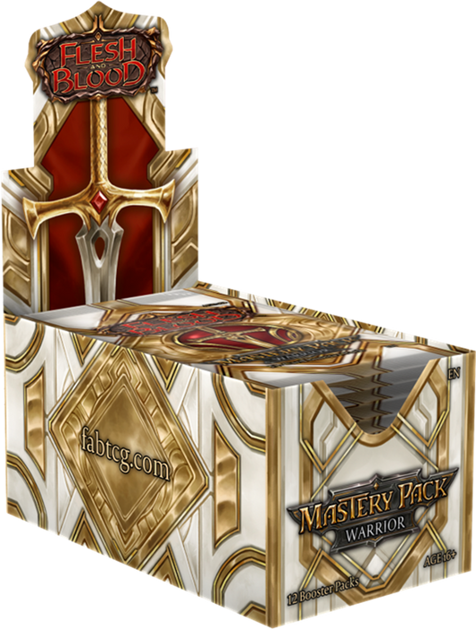 Flesh and Blood: Mastery Pack Warrior - Booster Display