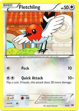 Fletchling (4) - Trainer Kit: Latias & Latios