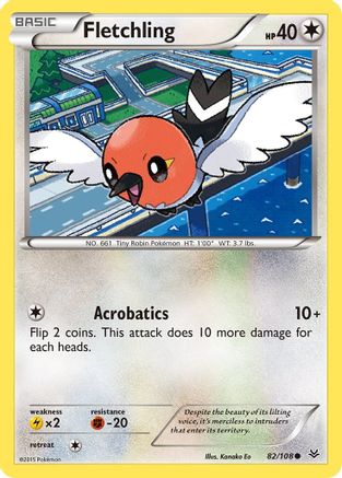 Fletchling (82) Reverse Holofoil - Roaring Skies