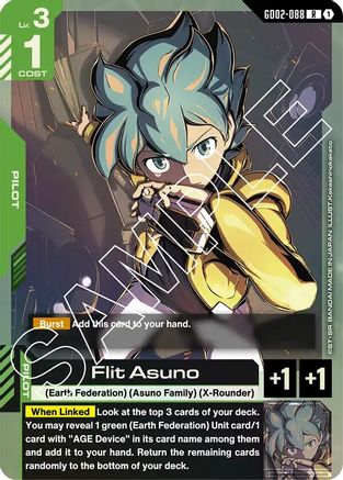 Flit Asuno (GD02-088) Holofoil - Dual Impact