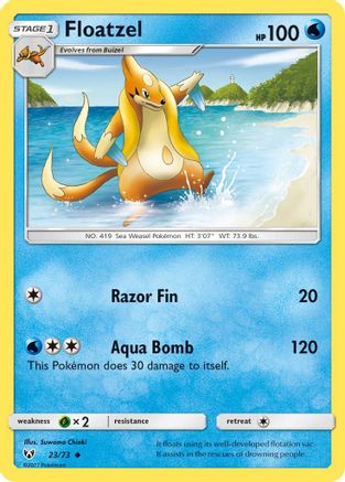 Floatzel (23) - Shining Legends