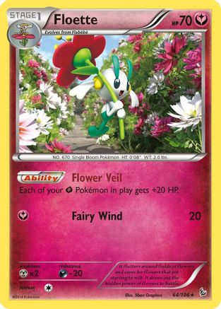 Floette (64) Reverse Holofoil - Flashfire