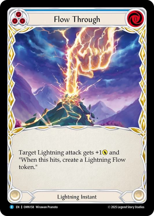 Flow Through (OMN158) Rainbow Foil - Omens of the Third Age