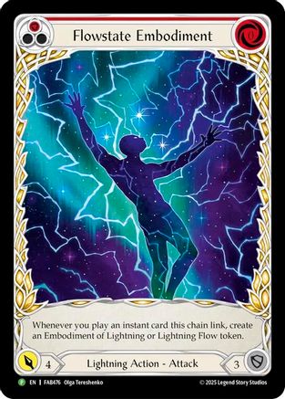 Flowstate Embodiment (Extended Art) (FAB476) Cold Foil - Flesh and Blood: Promo Cards
