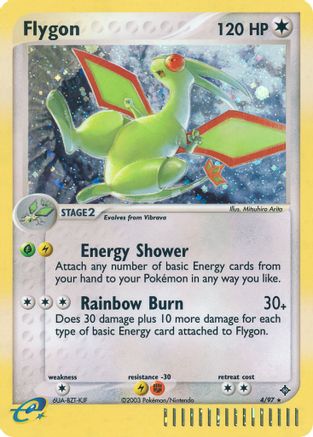 Flygon (4) Holofoil - Dragon