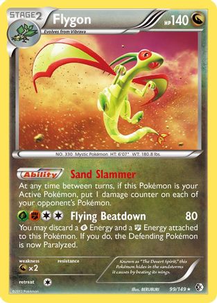 Flygon (99) Reverse Holofoil - Boundaries Crossed