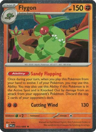 Flygon (Cosmos Holo) (Blister Exclusives) (53) Holofoil - Phantasmal Flames