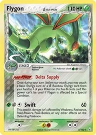 Flygon (Delta Species) (7) Holofoil - Holon Phantoms