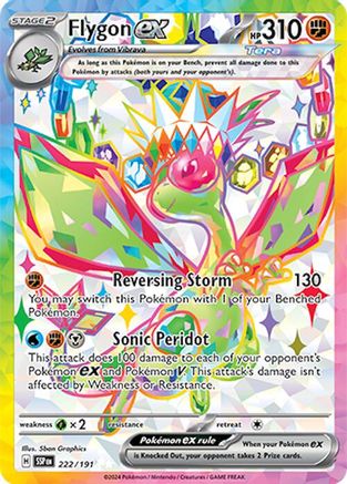 Flygon ex (Full Art) (222) Holofoil - Surging Sparks
