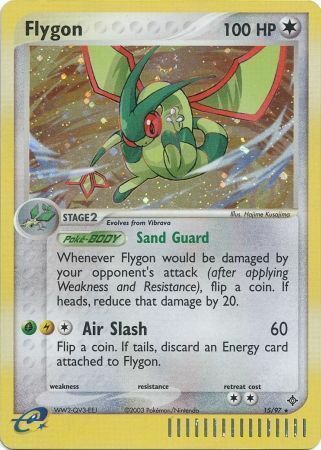 Flygon (Pokemon League) (15) Holofoil - Dragon