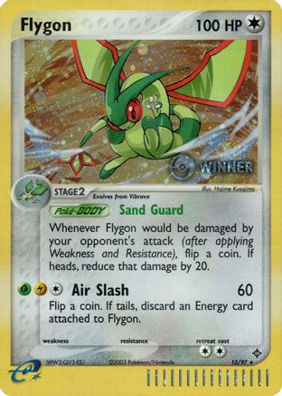 Flygon (Pokemon League) [Winner] (15) Holofoil - League & Championship Cards