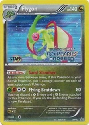 Flygon (Prerelease) [Staff] (BW53) Holofoil - Black Star Promos